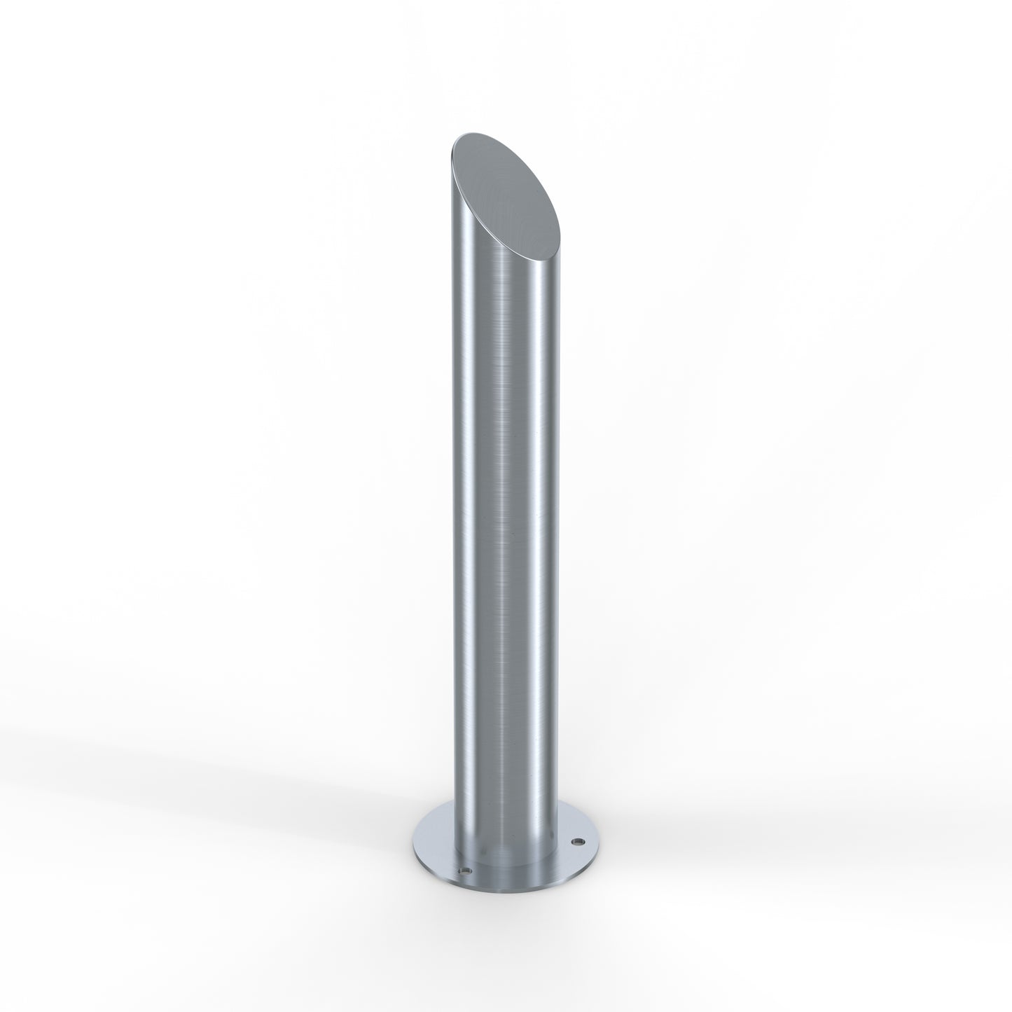 Bollards Stainless Steel Mitre Top Grade 304 (1000mm or 1200mm above ground) bolt down