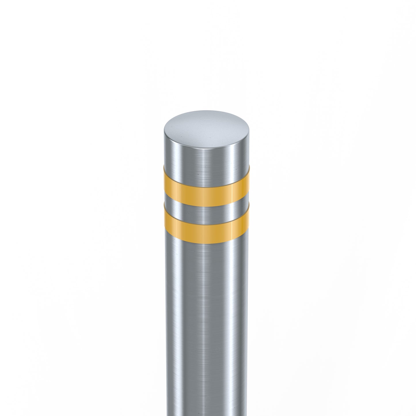 Bollards Stainless Steel Semi Domed Top Grade 304 (900mm or 1200mm above ground)
