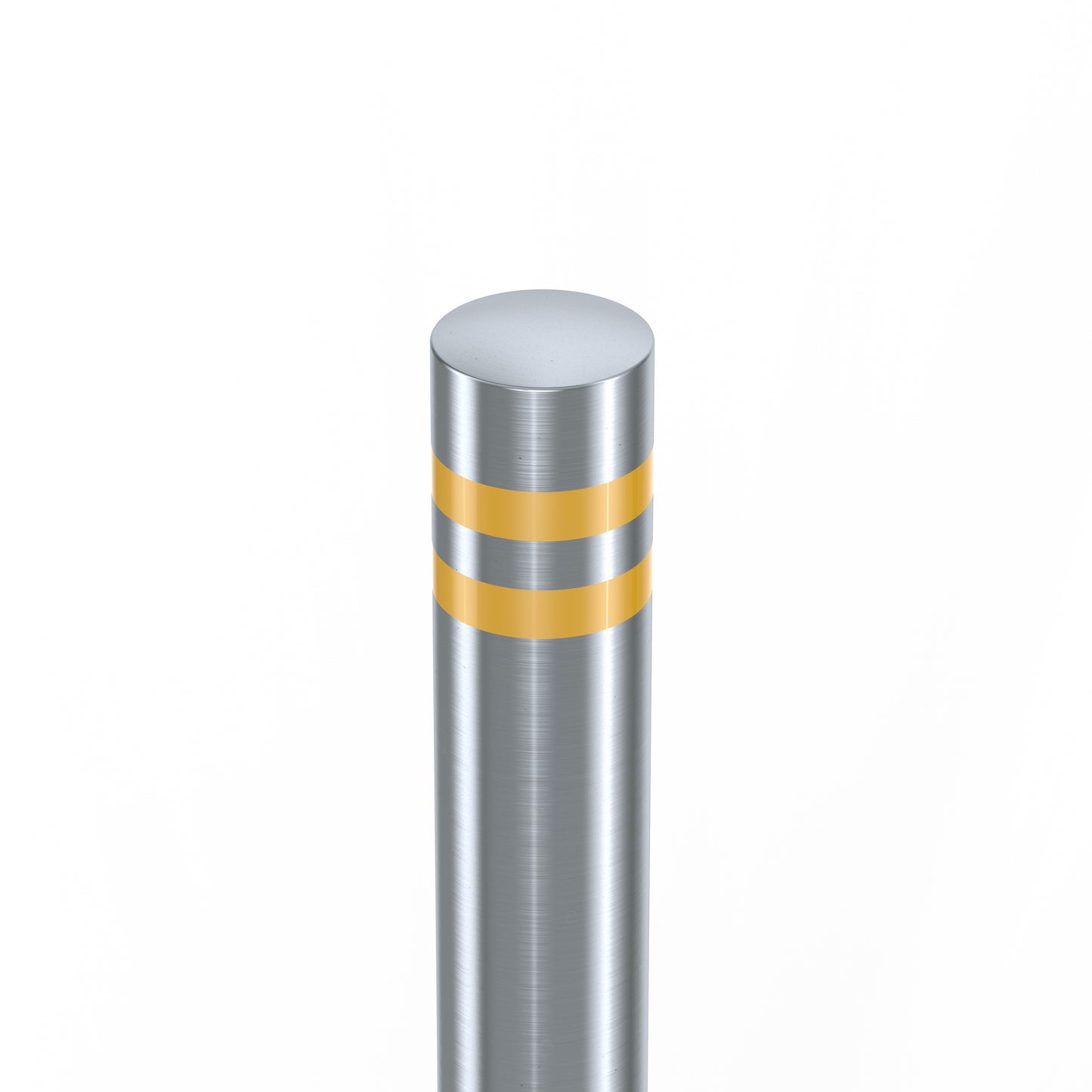 Bollards Stainless Steel Semi Domed Top Grade 304 (900mm or 1200mm above ground)