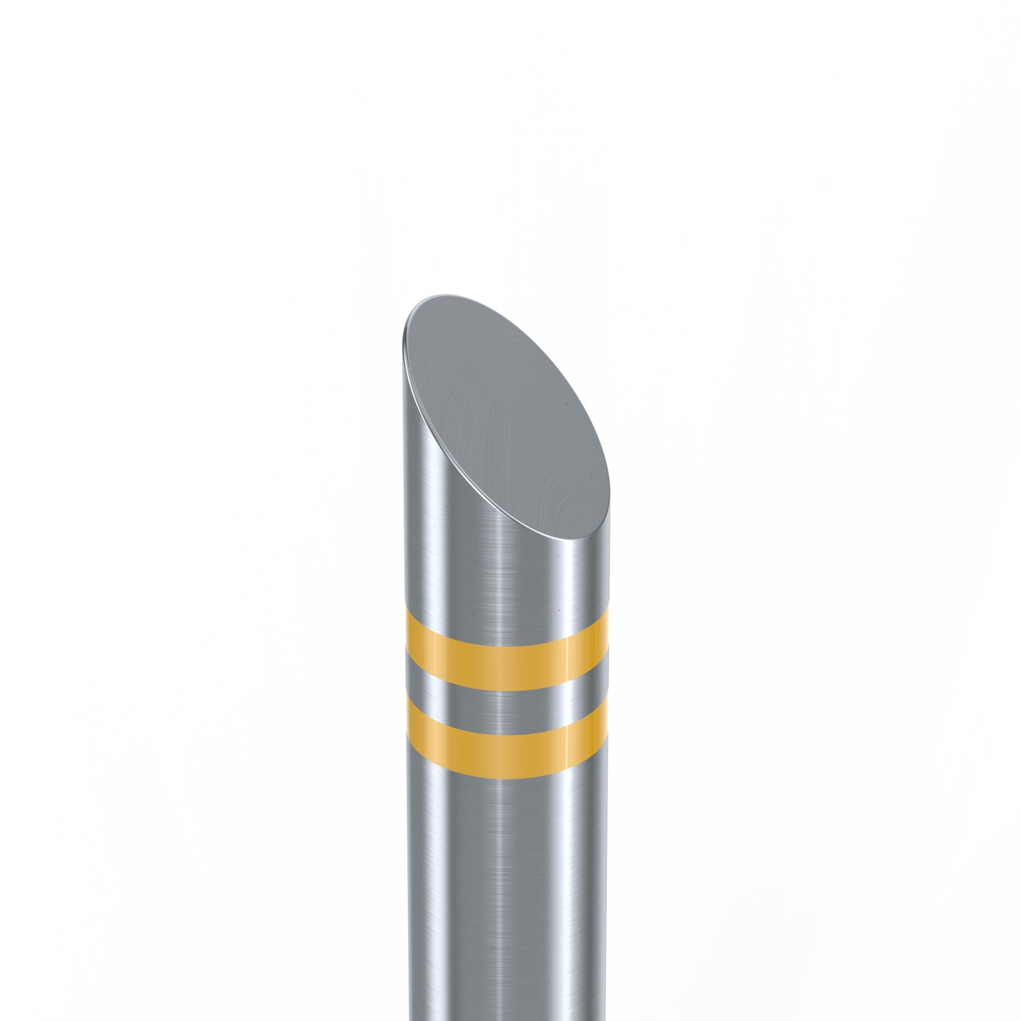 Bollards Stainless Steel Mitre Top Grade 304 (900mm or 1200mm above ground)