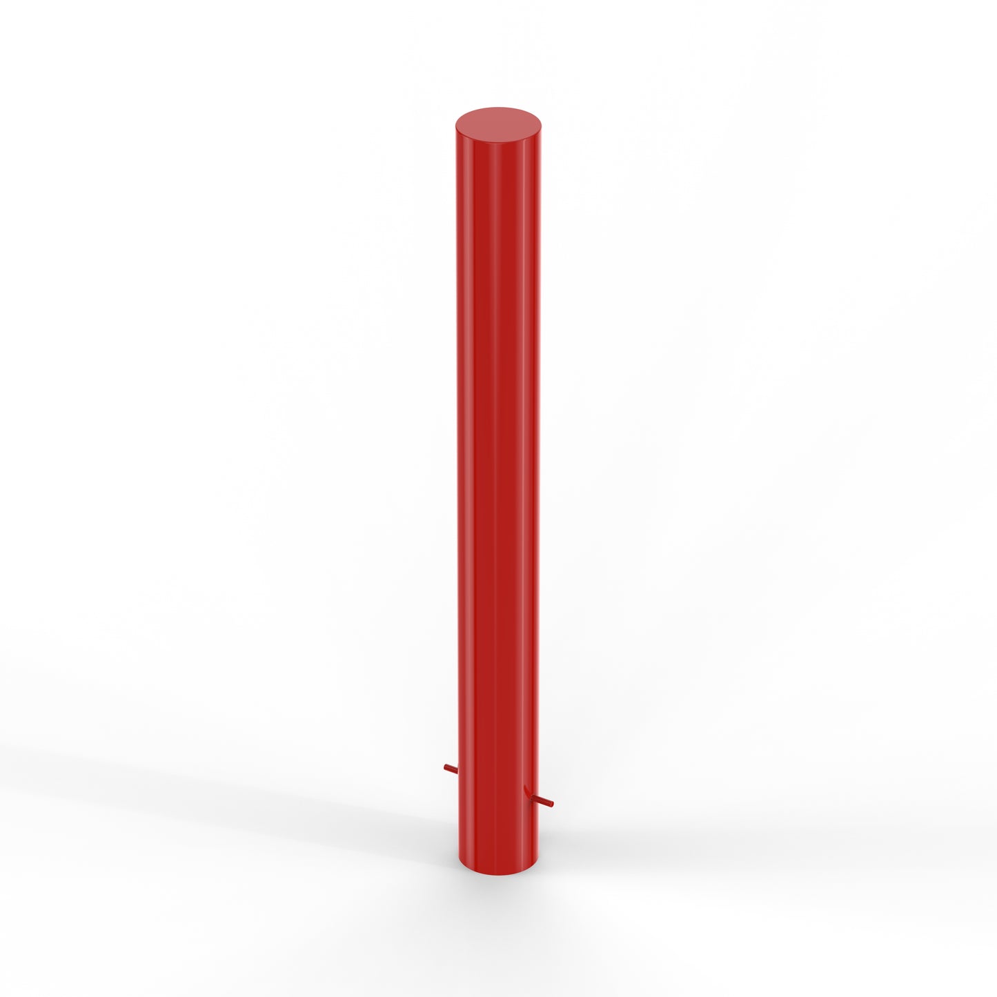 Steel Bollard Semi Domed Top Galvanised (1000mm above ground)