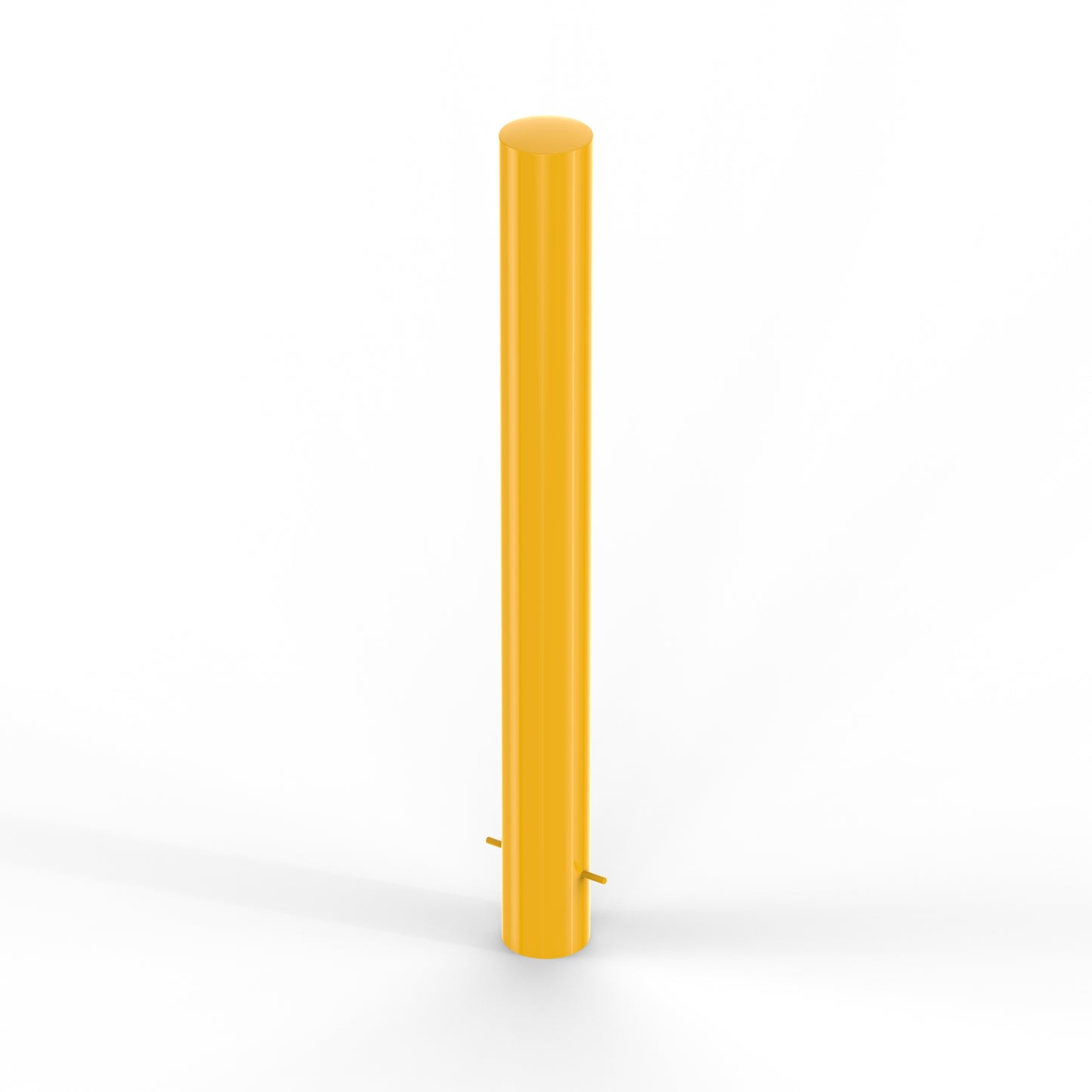 Steel Bollard Semi Domed Top Galvanised (1000mm above ground)
