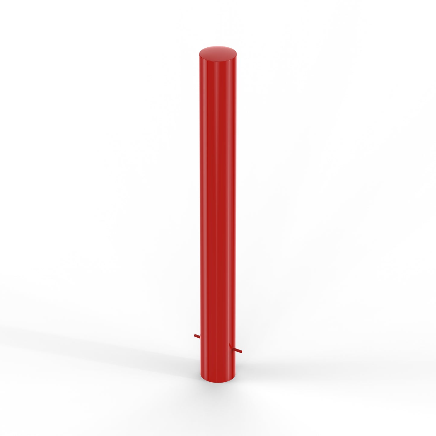 Steel Bollard Semi Domed Top Galvanised (1000mm above ground)