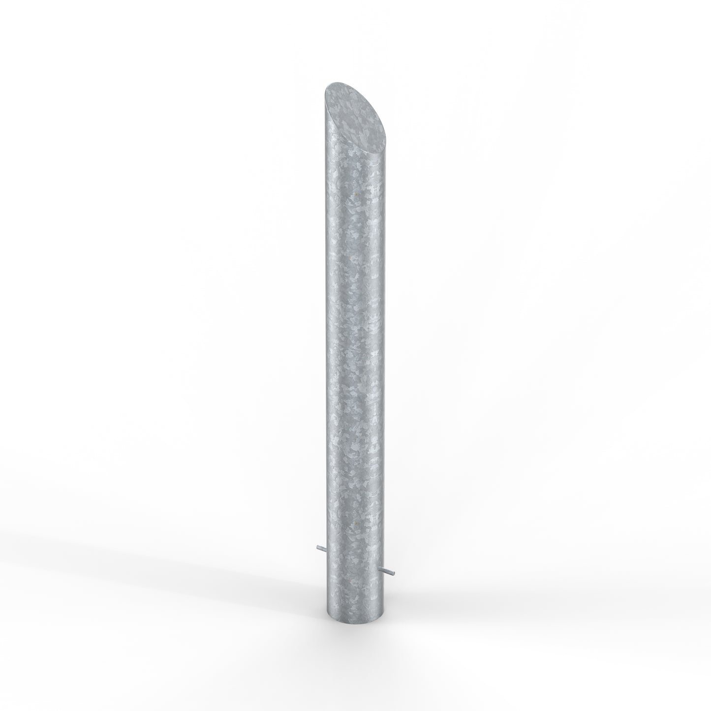Steel Bollard Semi Domed Top Galvanised (1000mm above ground)