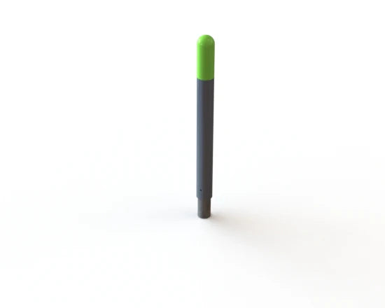MFG/BP Standard Type E 'Anti Ram' Bollard - Grey & Green (Shop Front Protection Bollard)