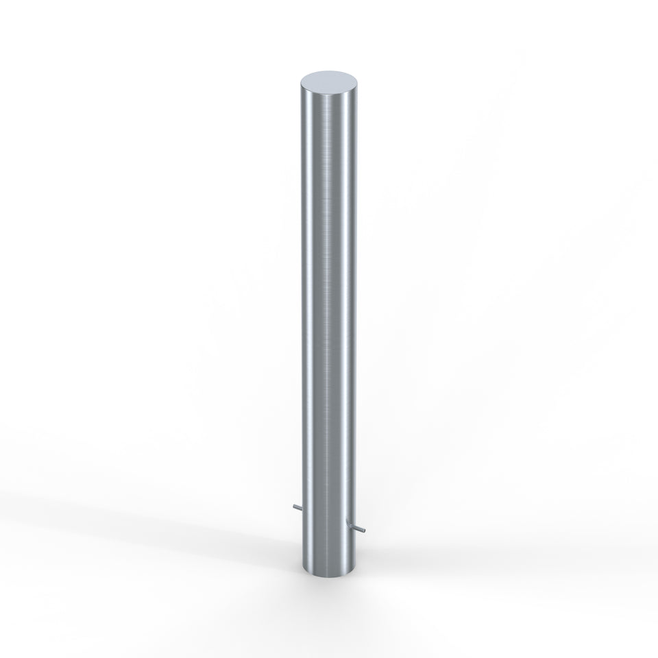 Bollards Stainless Steel Flat Top Marine Grade 316 (900mm or 1200mm above ground)