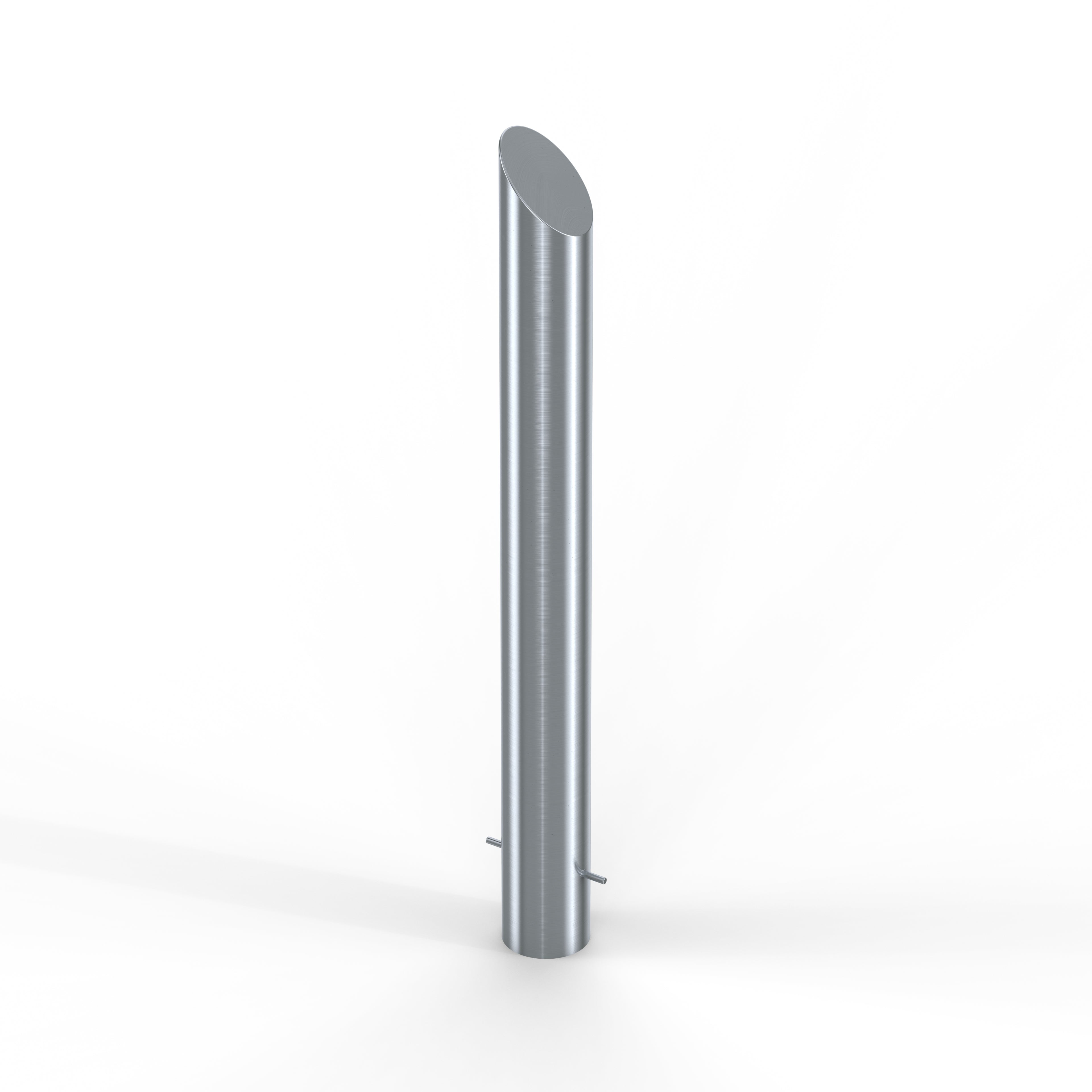 Bollards Stainless Steel Mitre Top Marine Grade 316 (900mm or 1200mm above ground)