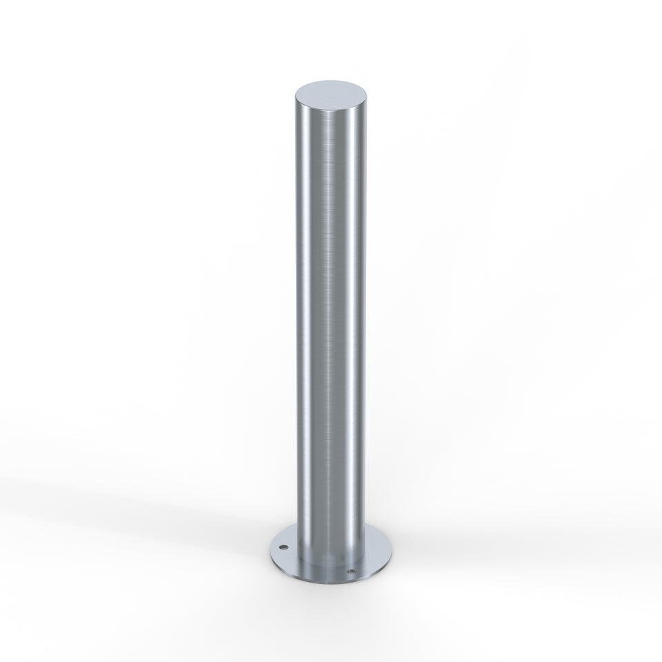Bollards Stainless Steel Flat Top Marine Grade 316 (1000mm or 1200mm above ground) bolt down