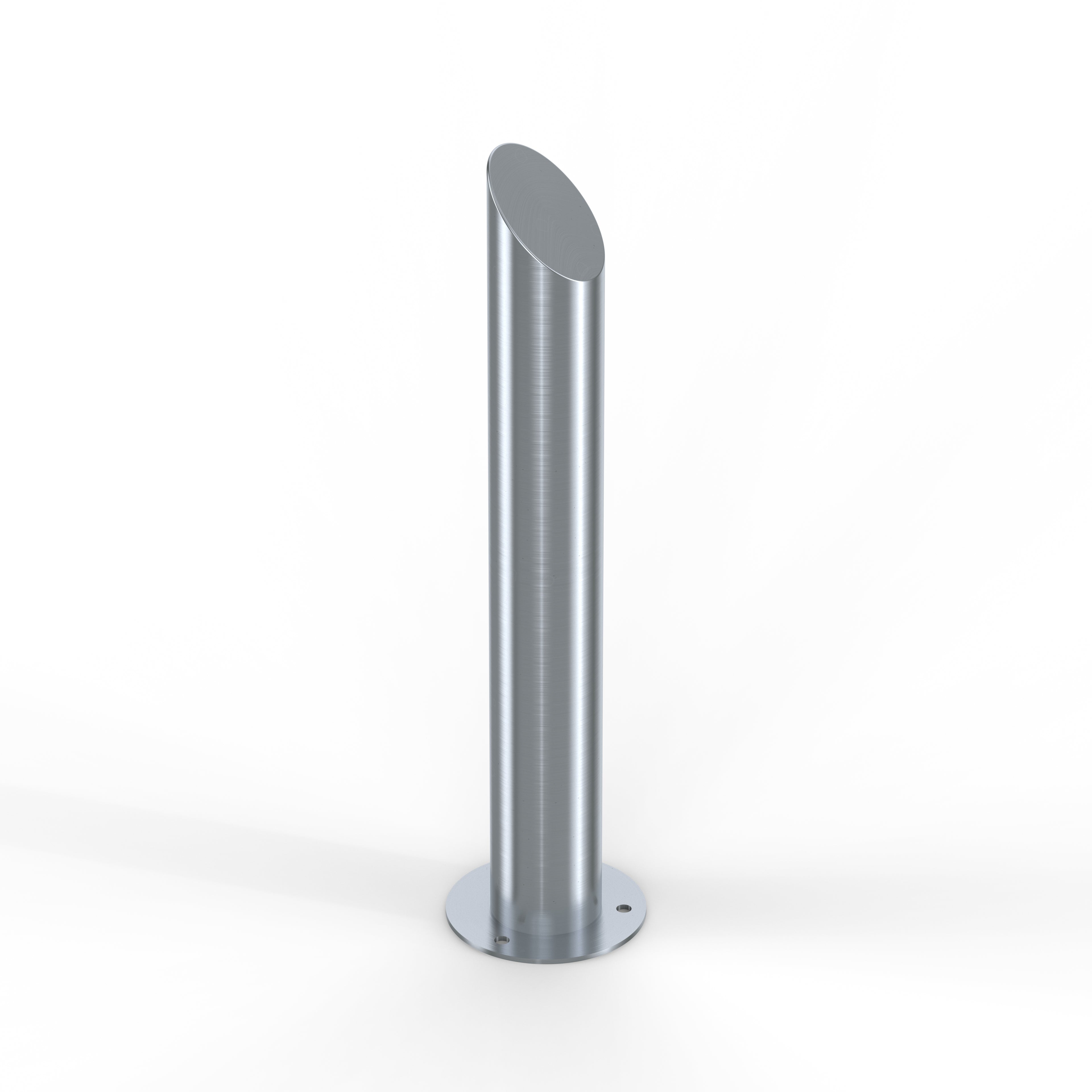 Bollards Stainless Steel Mitre Top Marine Grade 316 (1000mm or 1200mm above ground) bolt down