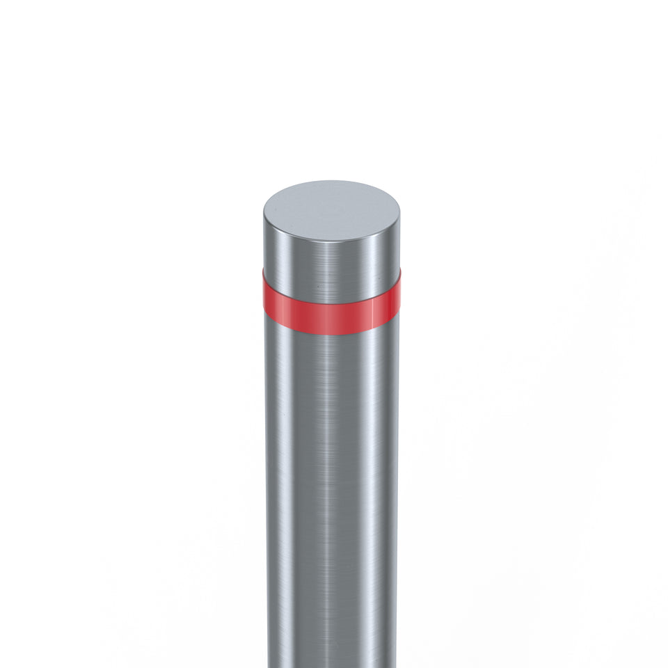 Bollards Stainless Steel Flat Top Grade 304 (1000mm or 1200mm above ground) bolt down