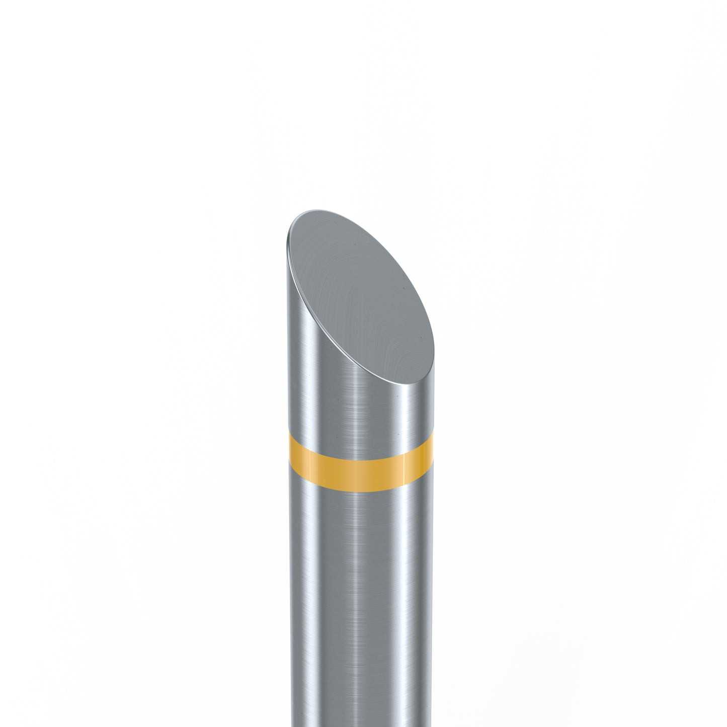 Bollards Stainless Steel Mitre Top Grade 304 (900mm or 1200mm above ground)