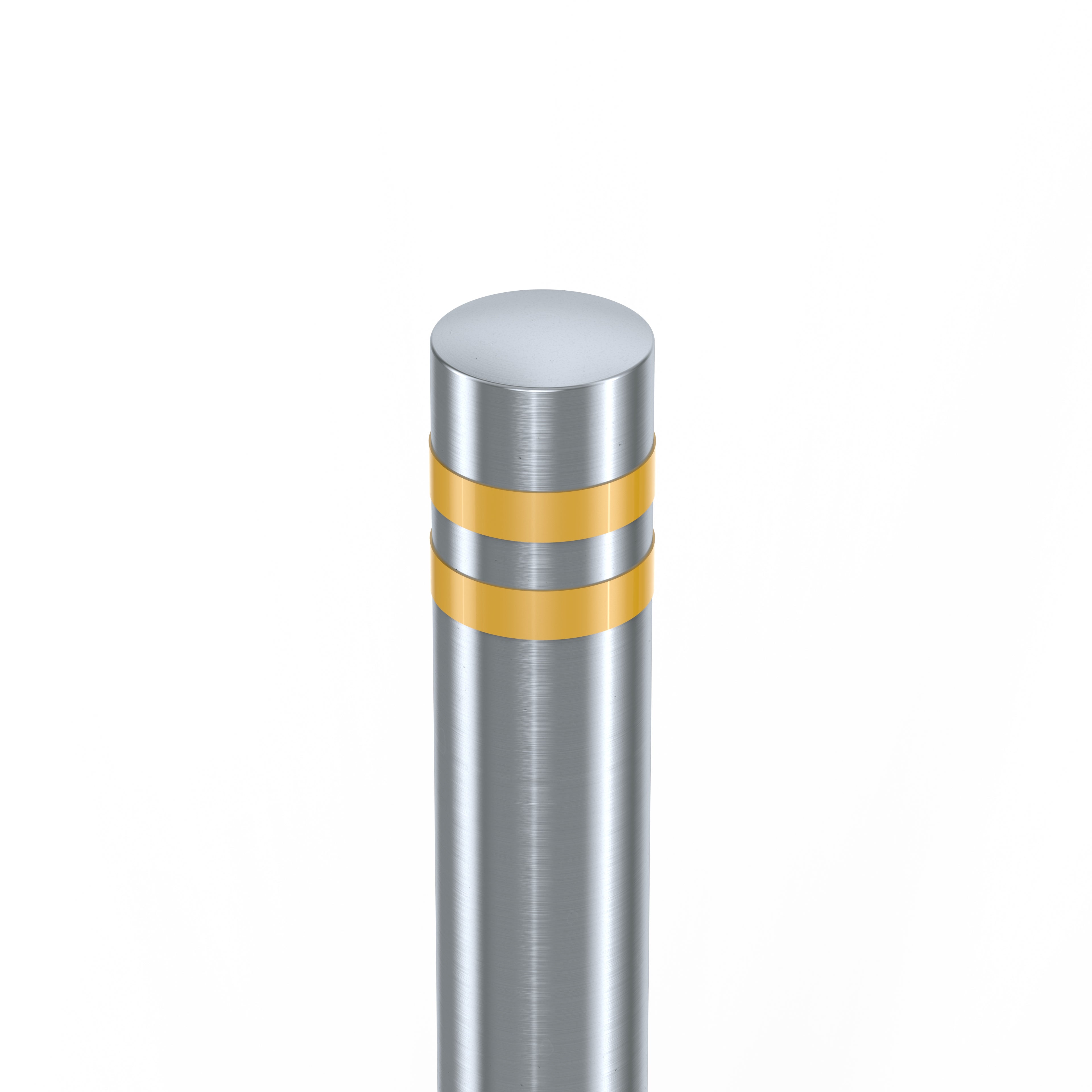 Bollards Stainless Steel Semi Domed Top Marine Grade 316 (1000mm or 1200mm above ground) bolt down