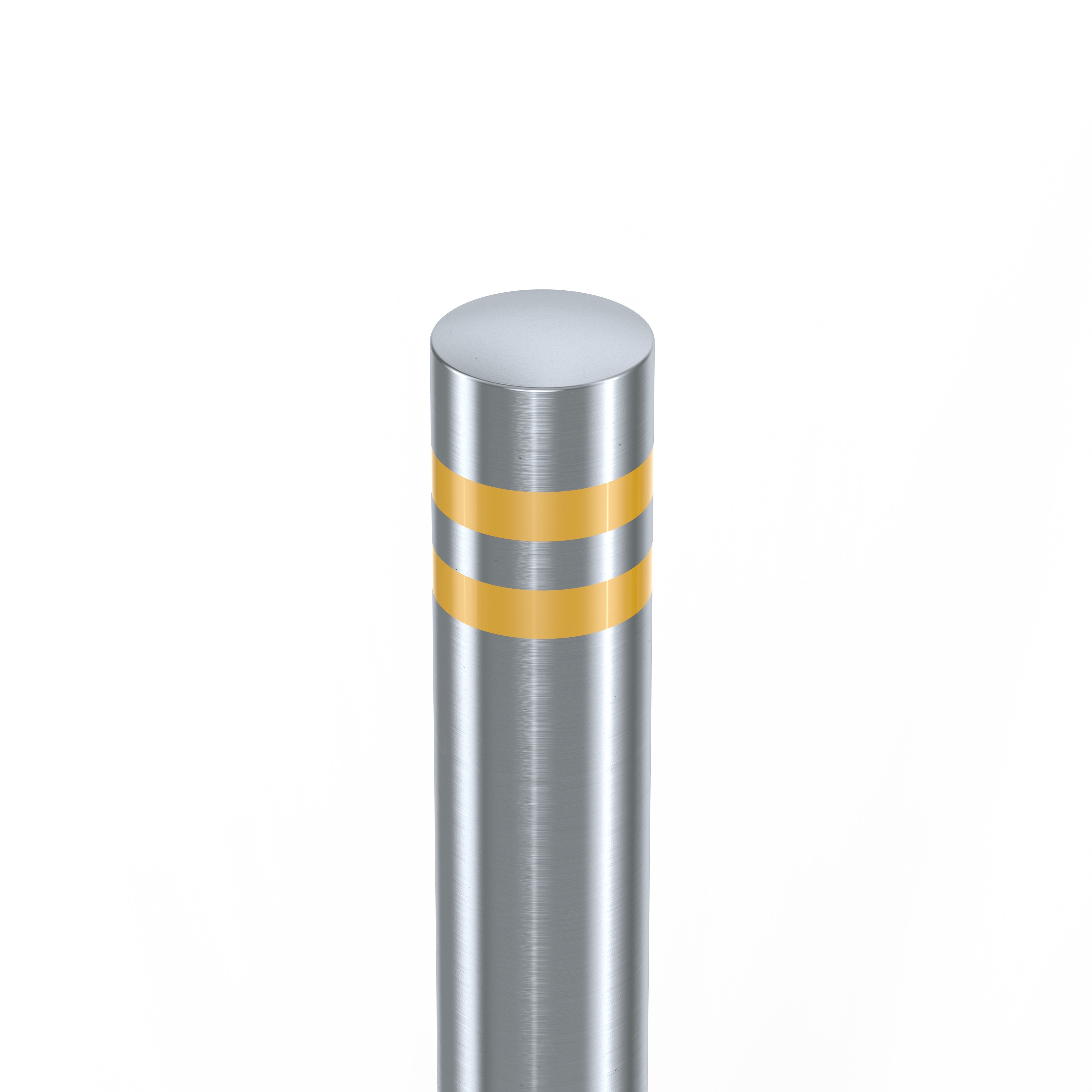 Bollards Stainless Steel Semi Domed Top Marine Grade 316 (1000mm or 1200mm above ground) bolt down