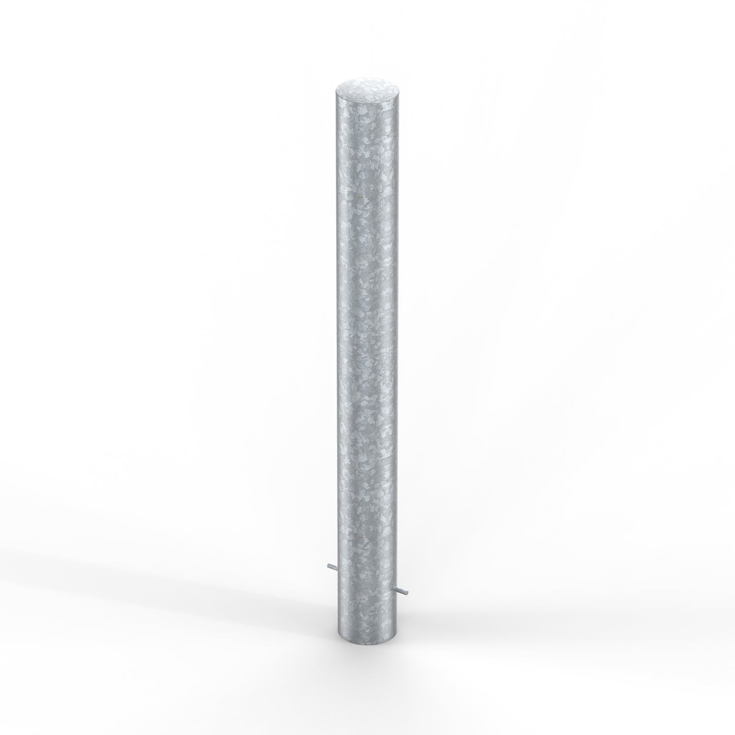 Steel Bollard Semi Domed Top Galvanised (1000mm above ground)