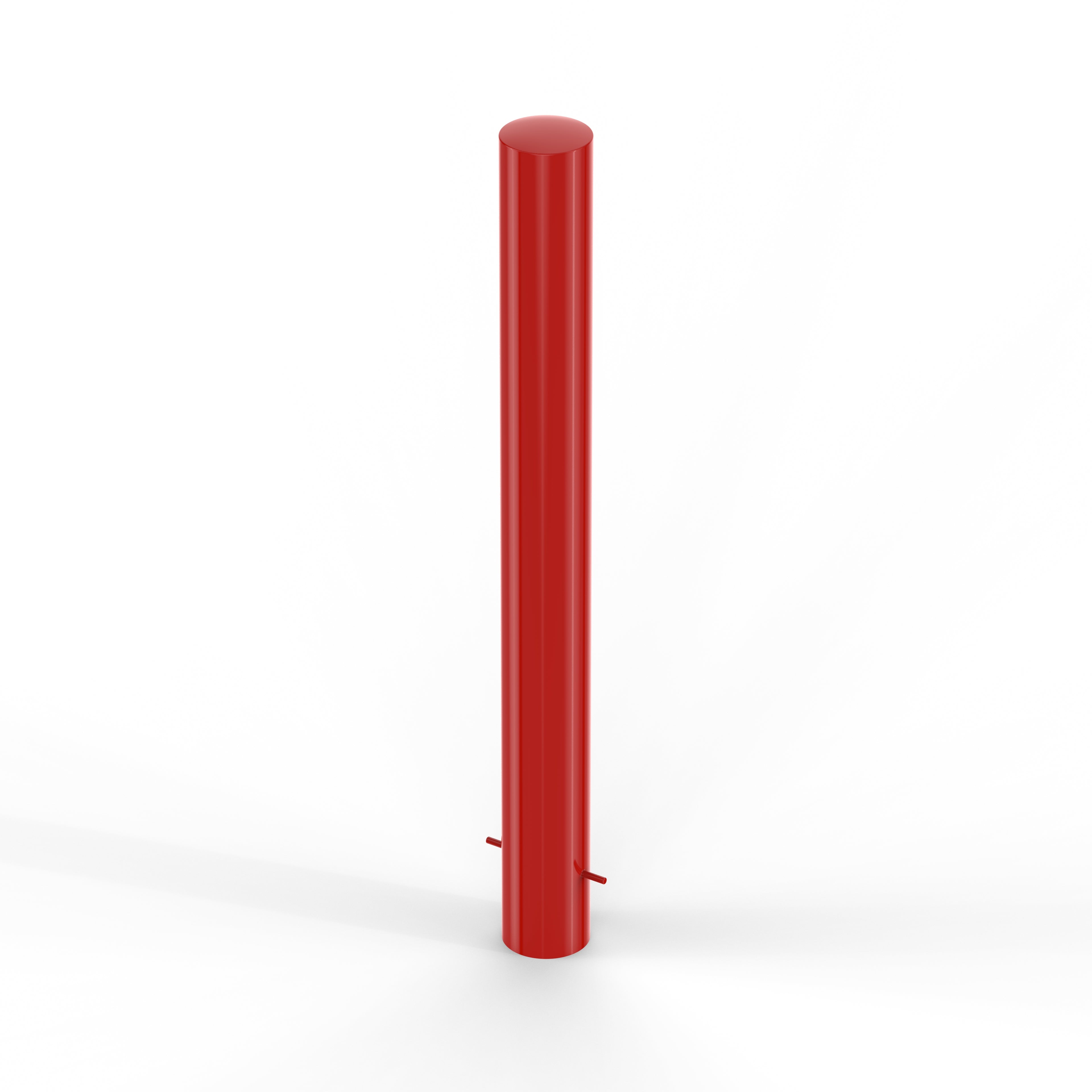 Steel Bollard Semi Domed Top Galvanised (1000mm above ground)