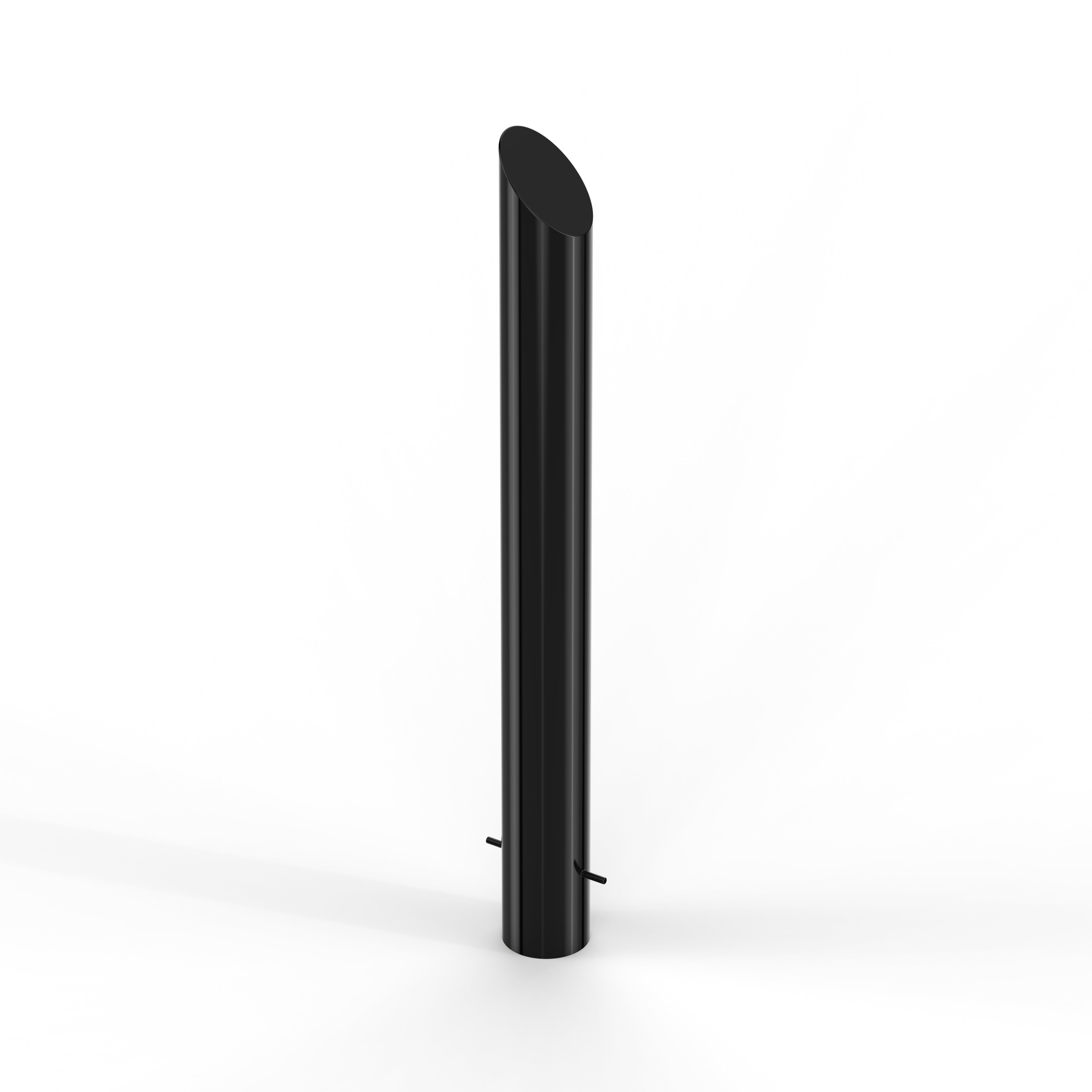 Steel Bollard Semi Domed Top Galvanised (1000mm above ground)