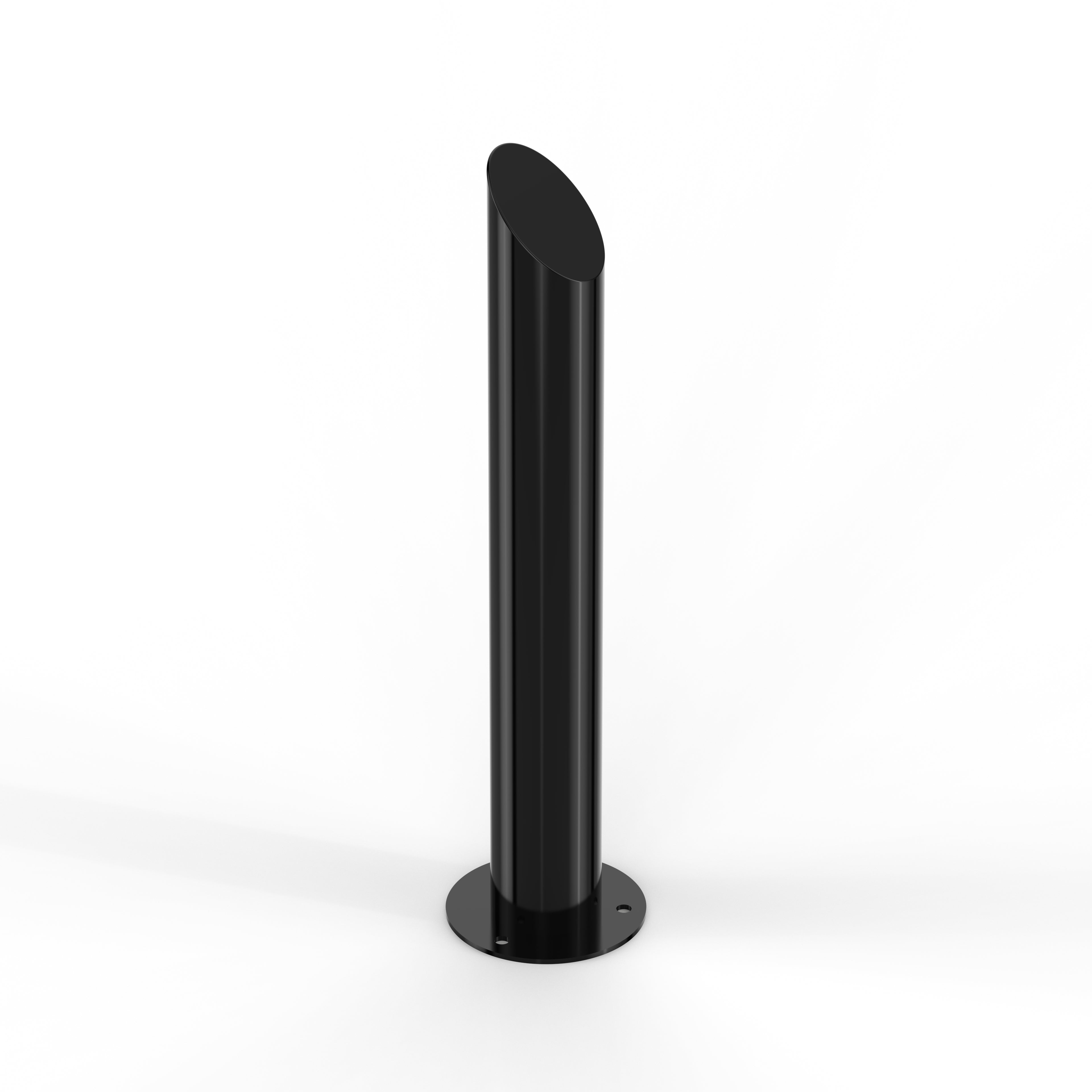 Steel Bollard Semi Domed Top Galvanised (1000mm above ground)